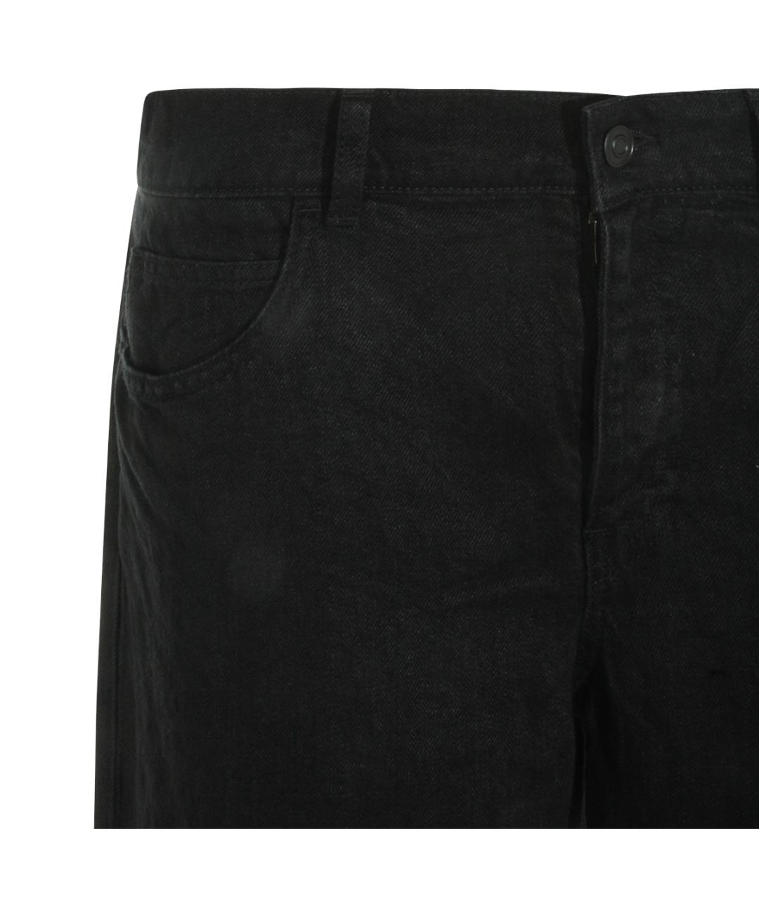 THE ROW Черные хлопковые прямые джинсы, фото 3