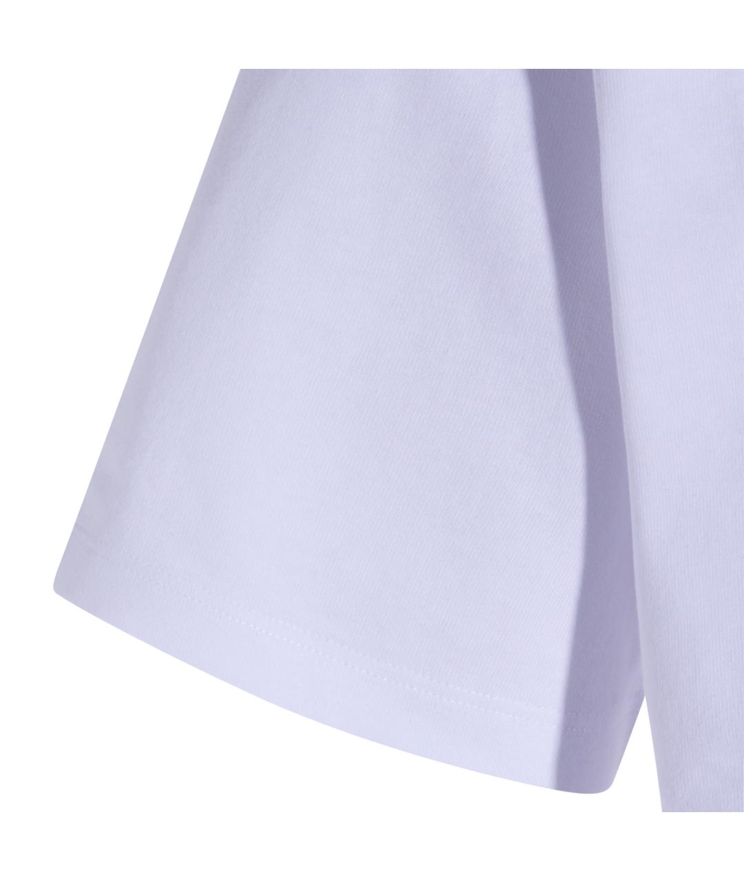 SAINT LAURENT Белая хлопковая футболка, фото 4