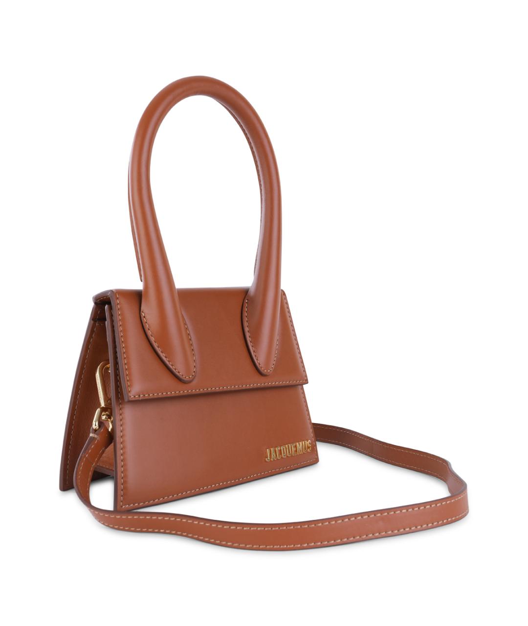 JACQUEMUS Коричневая сумка тоут, фото 2