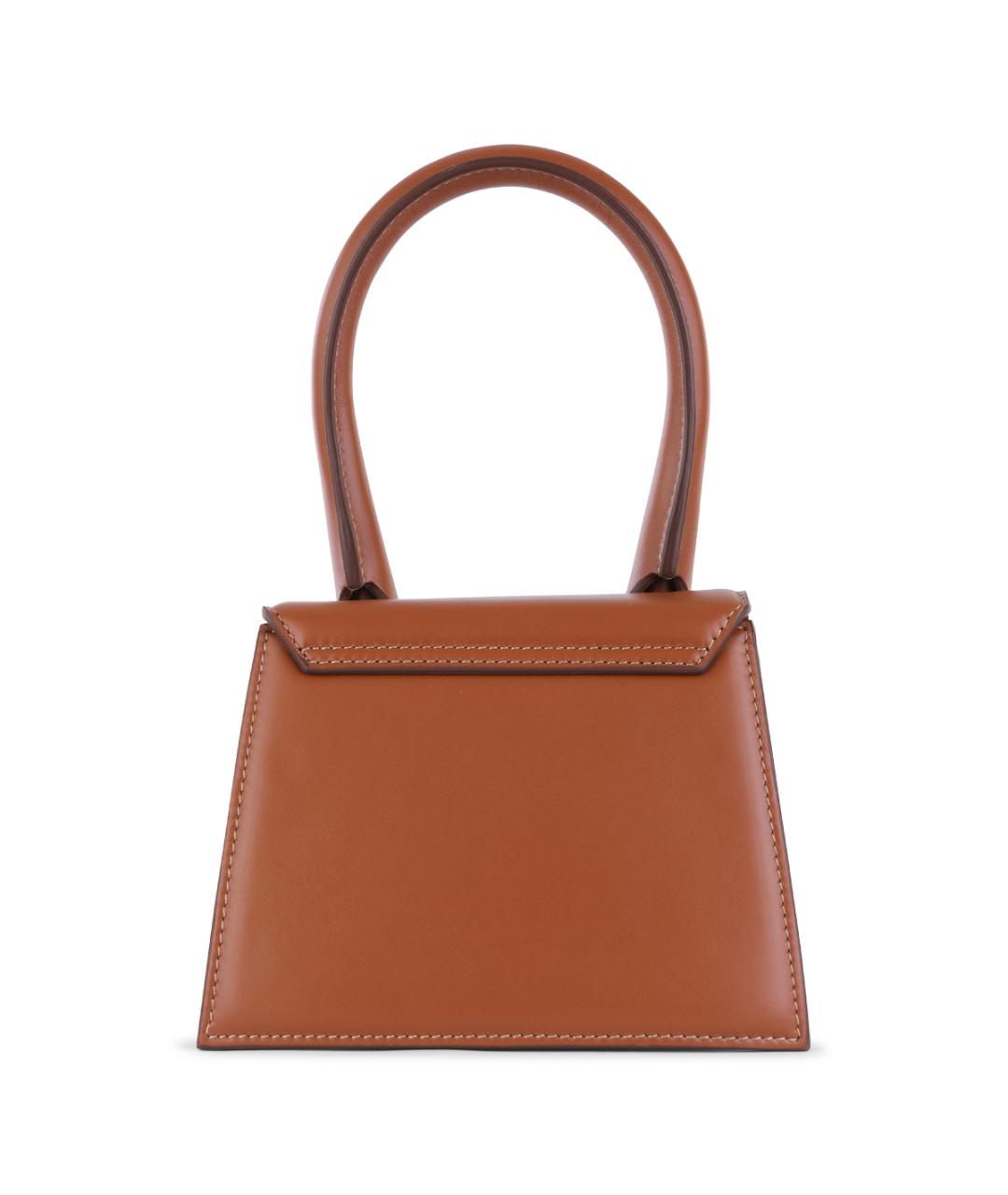 JACQUEMUS Коричневая сумка тоут, фото 3