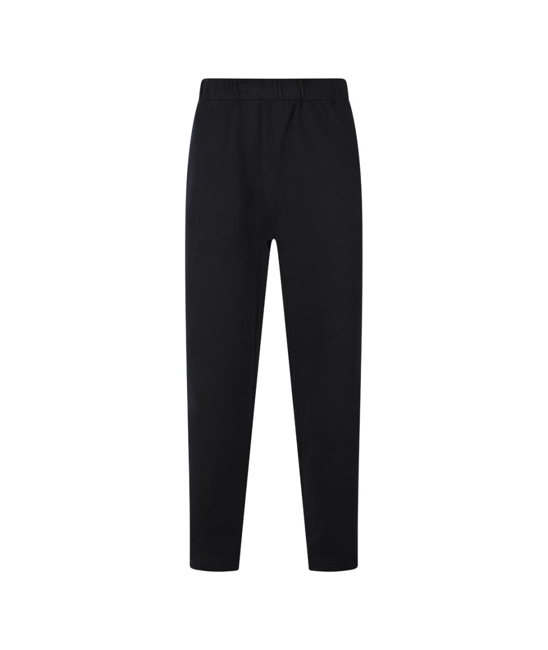 JACQUEMUS Черные хлопковые повседневные брюки, фото 1