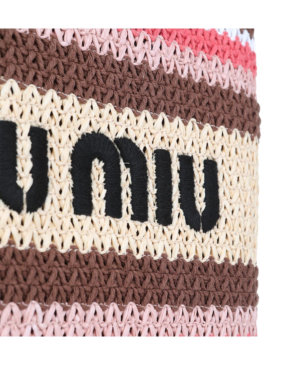 MIU MIU Мульти тканевая сумка тоут, фото 4