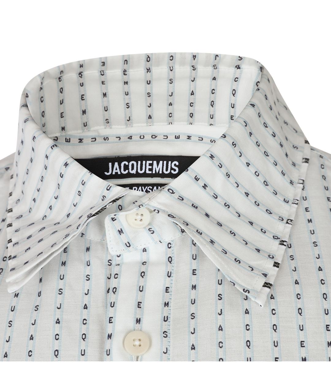 JACQUEMUS Мульти хлопковая кэжуал рубашка, фото 3