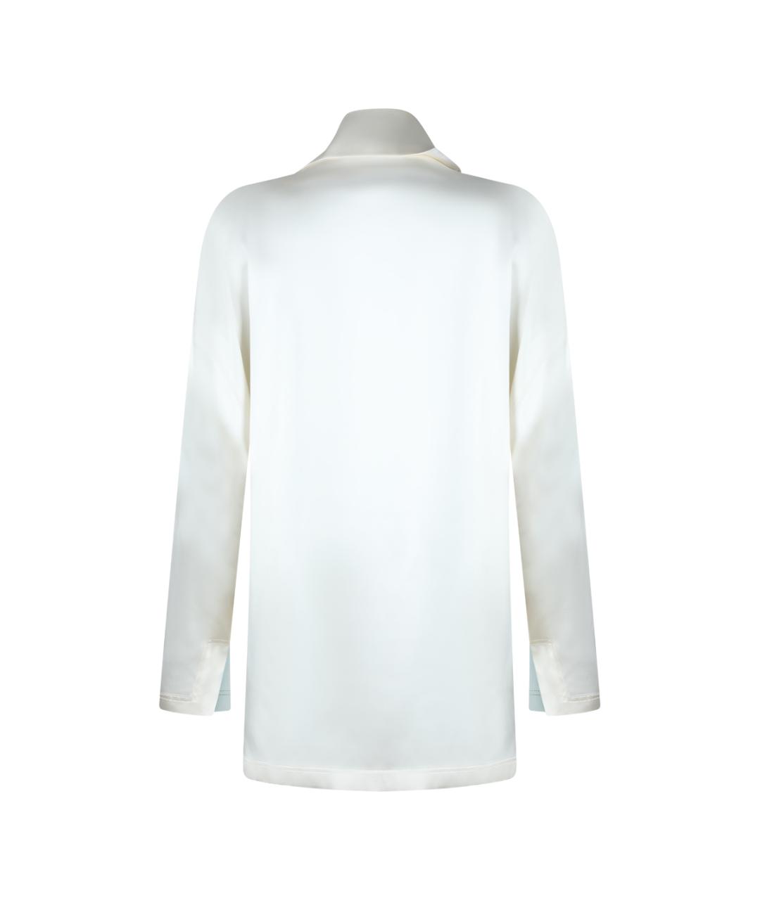 PHOEBE PHILO Белая шелковая блузы, фото 2