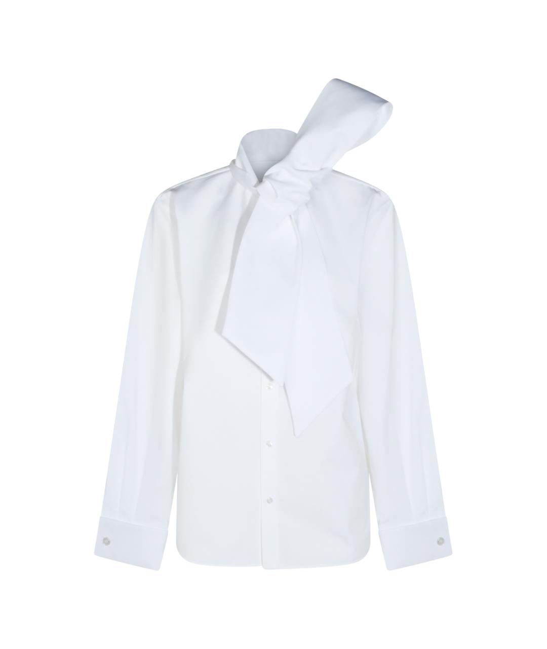 SAINT LAURENT Белая хлопковая рубашка, фото 1