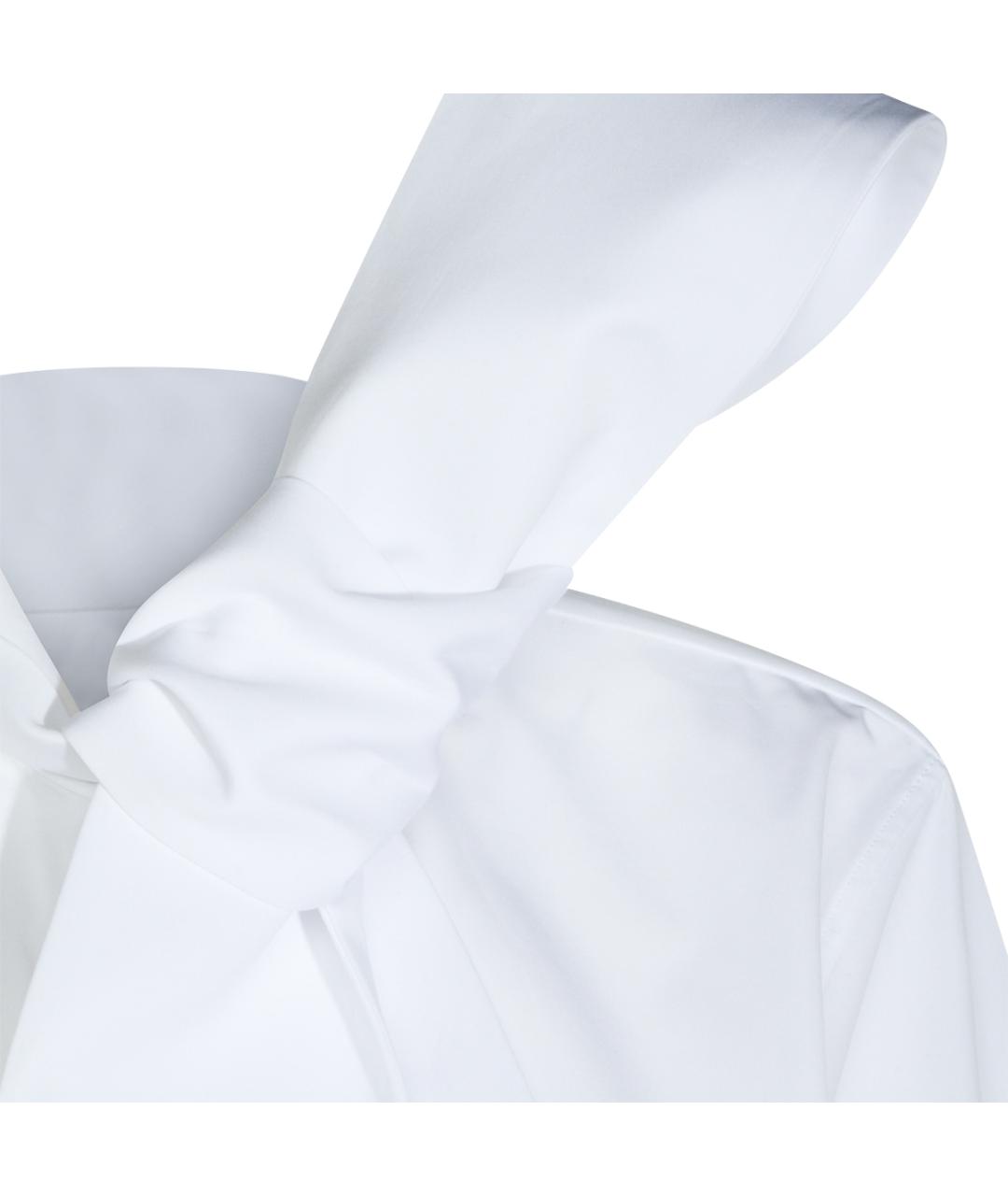 SAINT LAURENT Белая хлопковая рубашка, фото 3