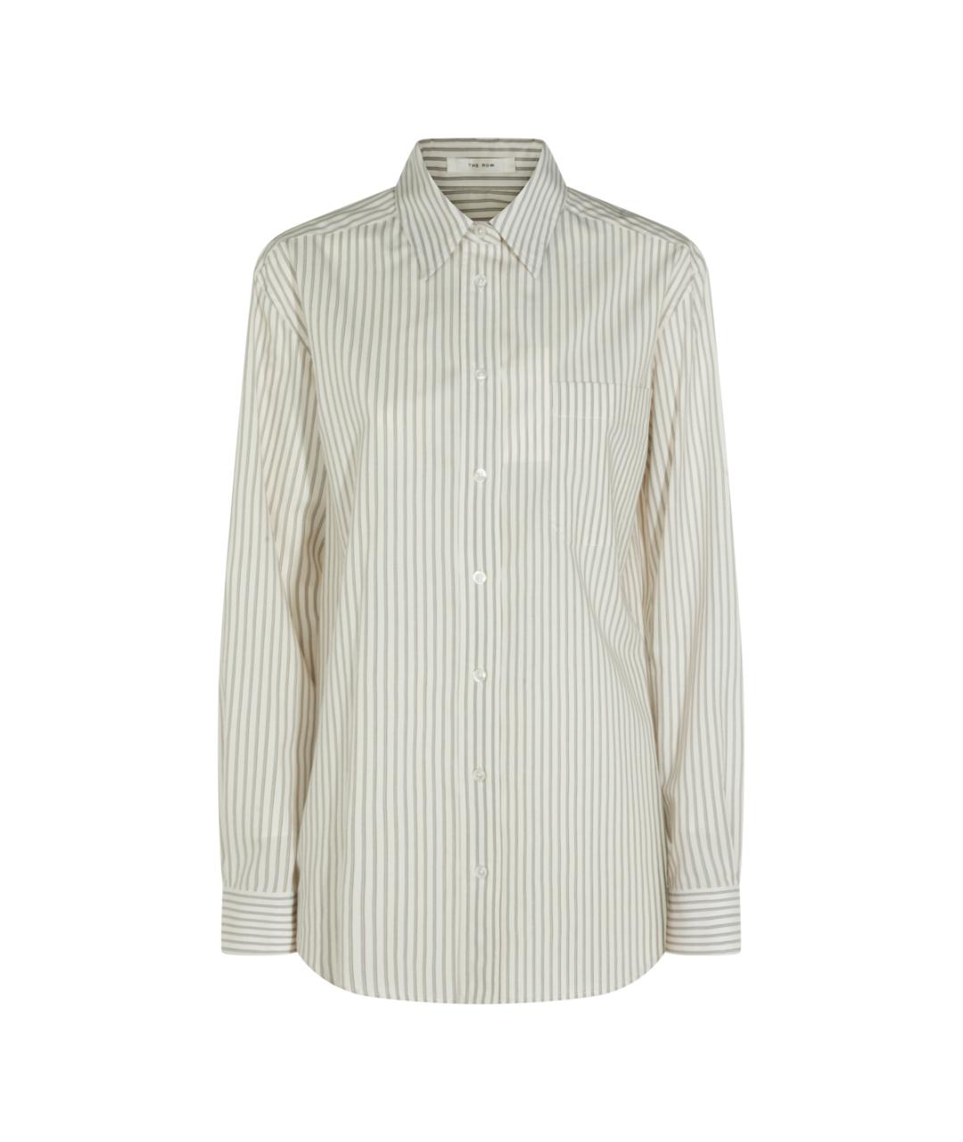 THE ROW Бежевая хлопковая рубашка, фото 1