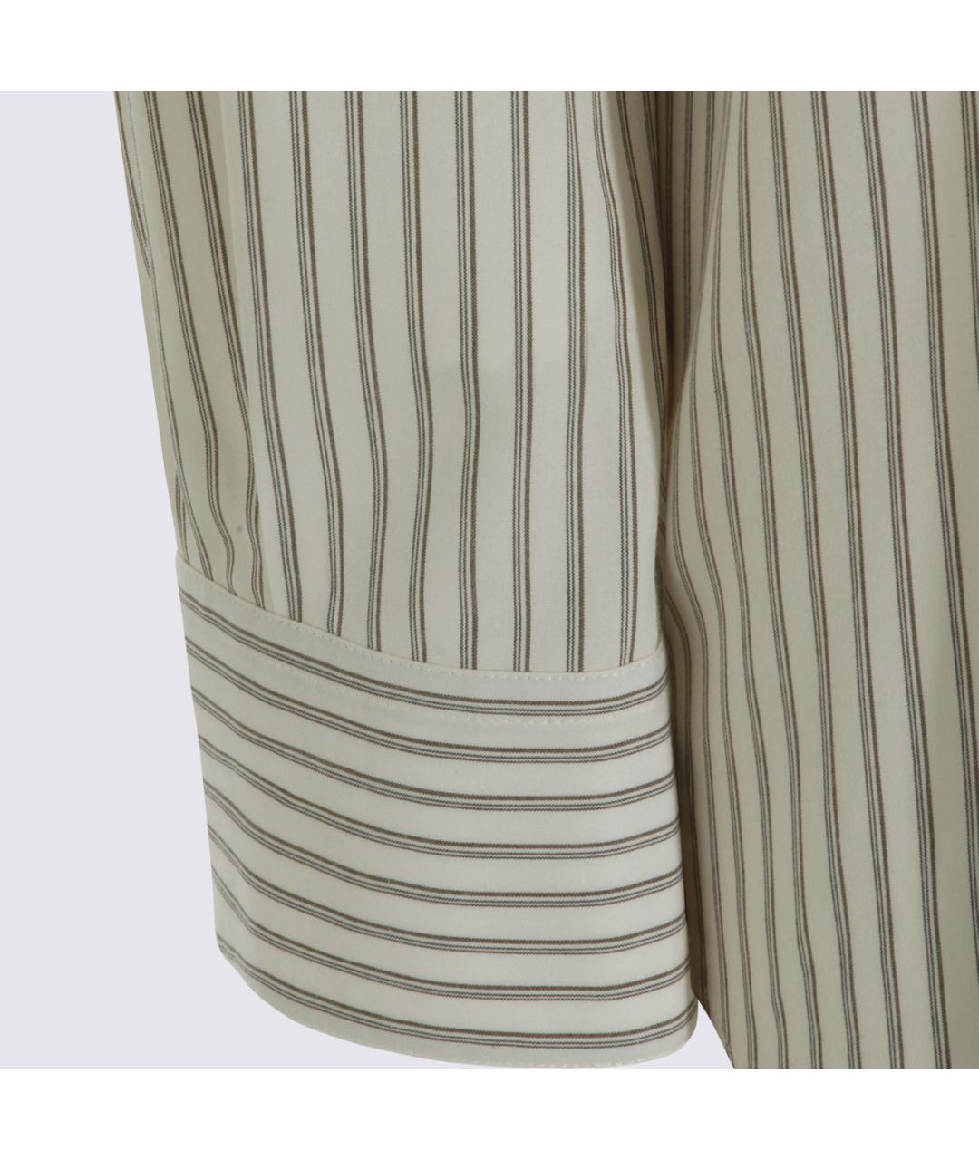 THE ROW Бежевая хлопковая рубашка, фото 2