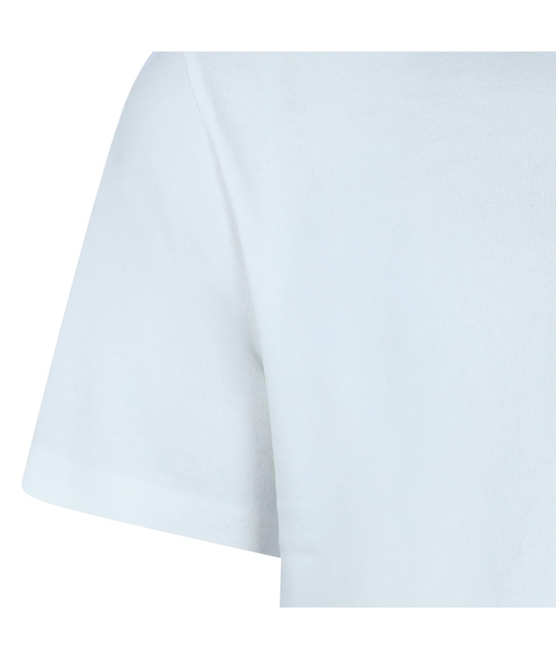 JACQUEMUS Бежевая хлопковая футболка, фото 4