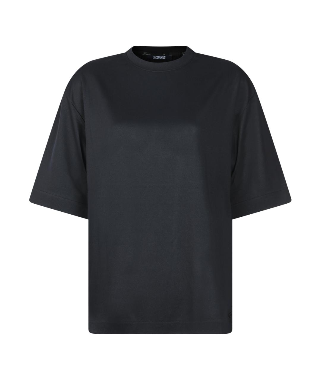 JACQUEMUS Черная футболка, фото 1