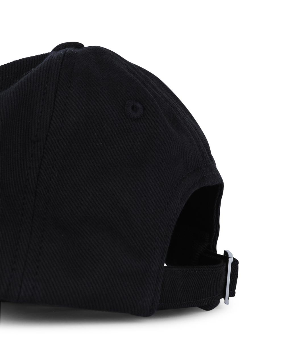 JACQUEMUS Черная хлопковая кепка, фото 2