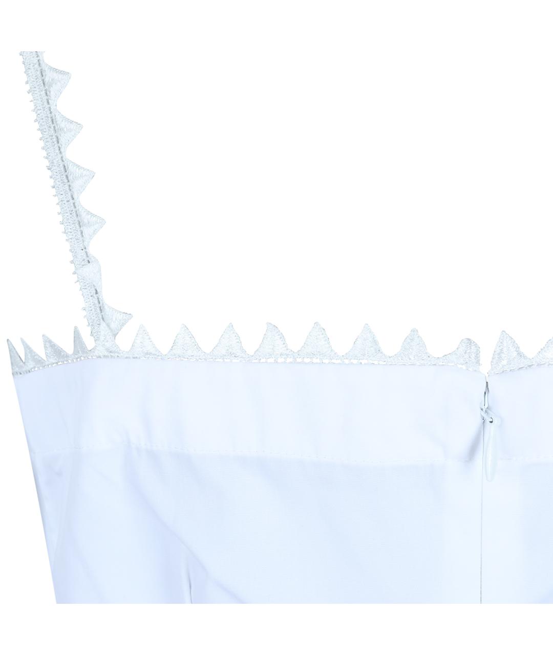 JACQUEMUS Белая хлопковая майка, фото 4