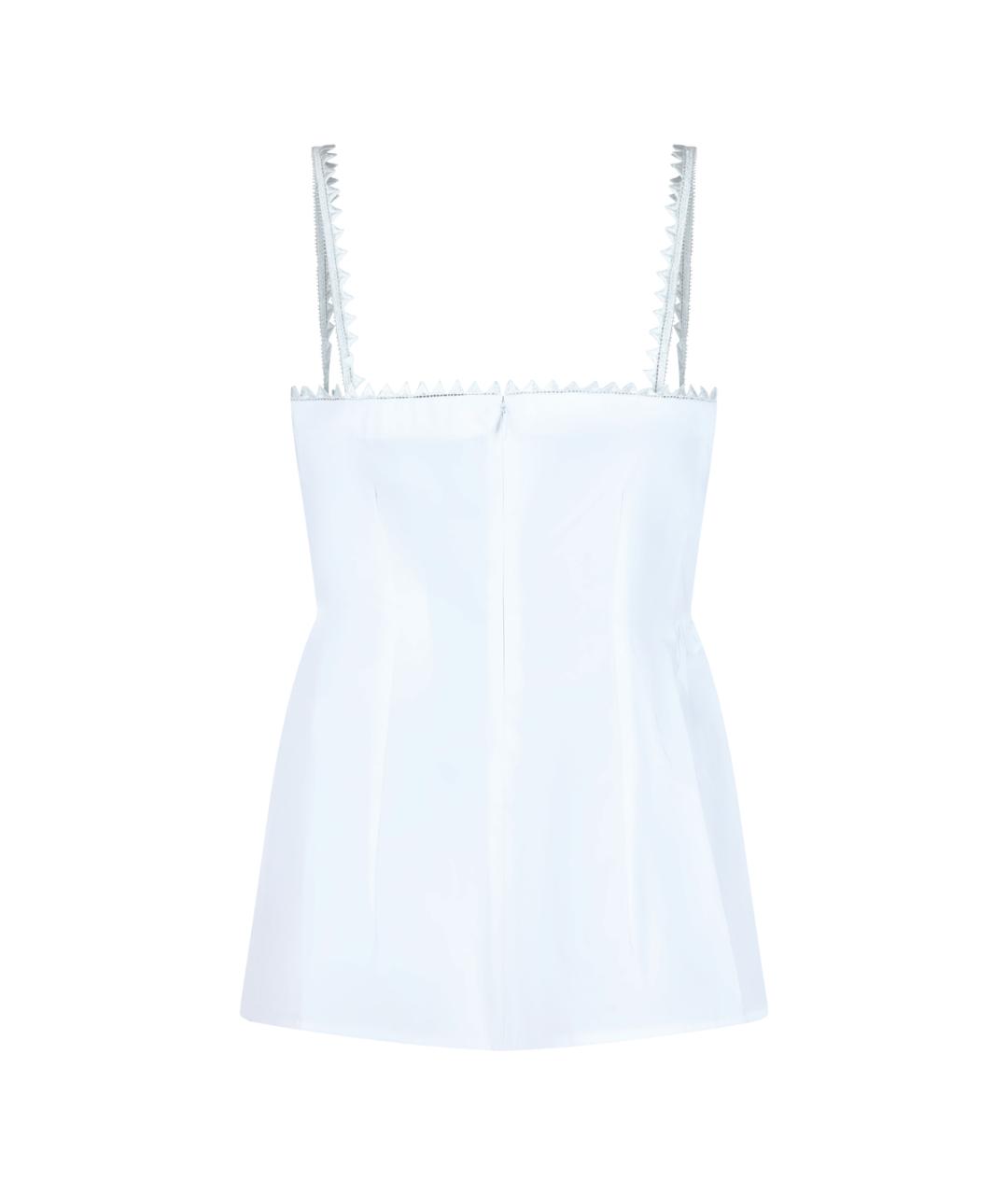 JACQUEMUS Белая хлопковая майка, фото 2