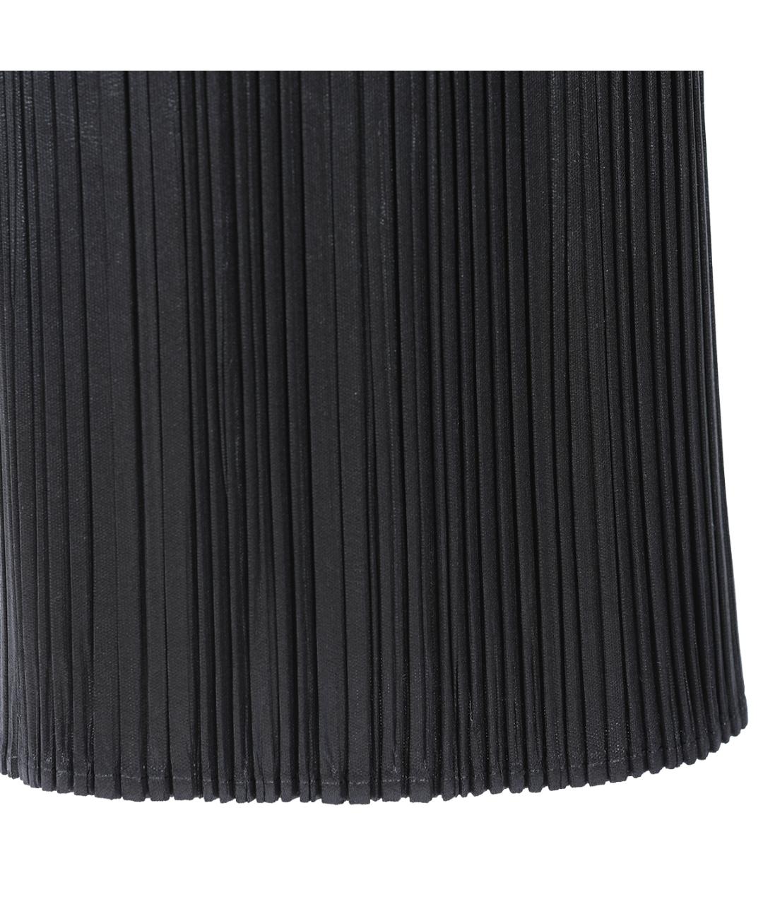 PHOEBE PHILO Черные полиэстеровые прямые брюки, фото 4