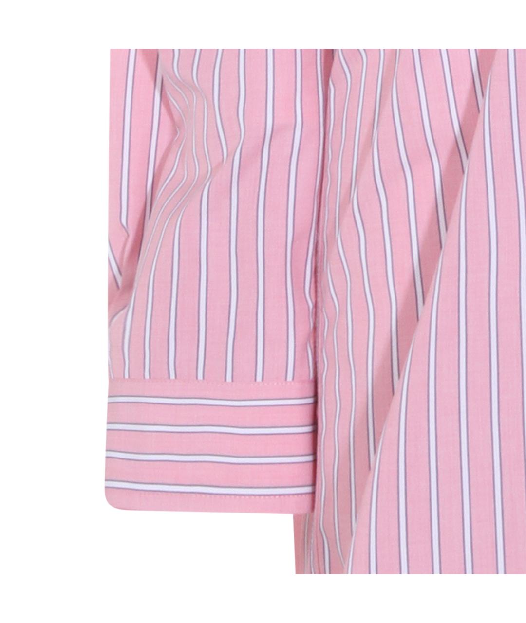 MIU MIU Розовое хлопковое повседневное платье, фото 4