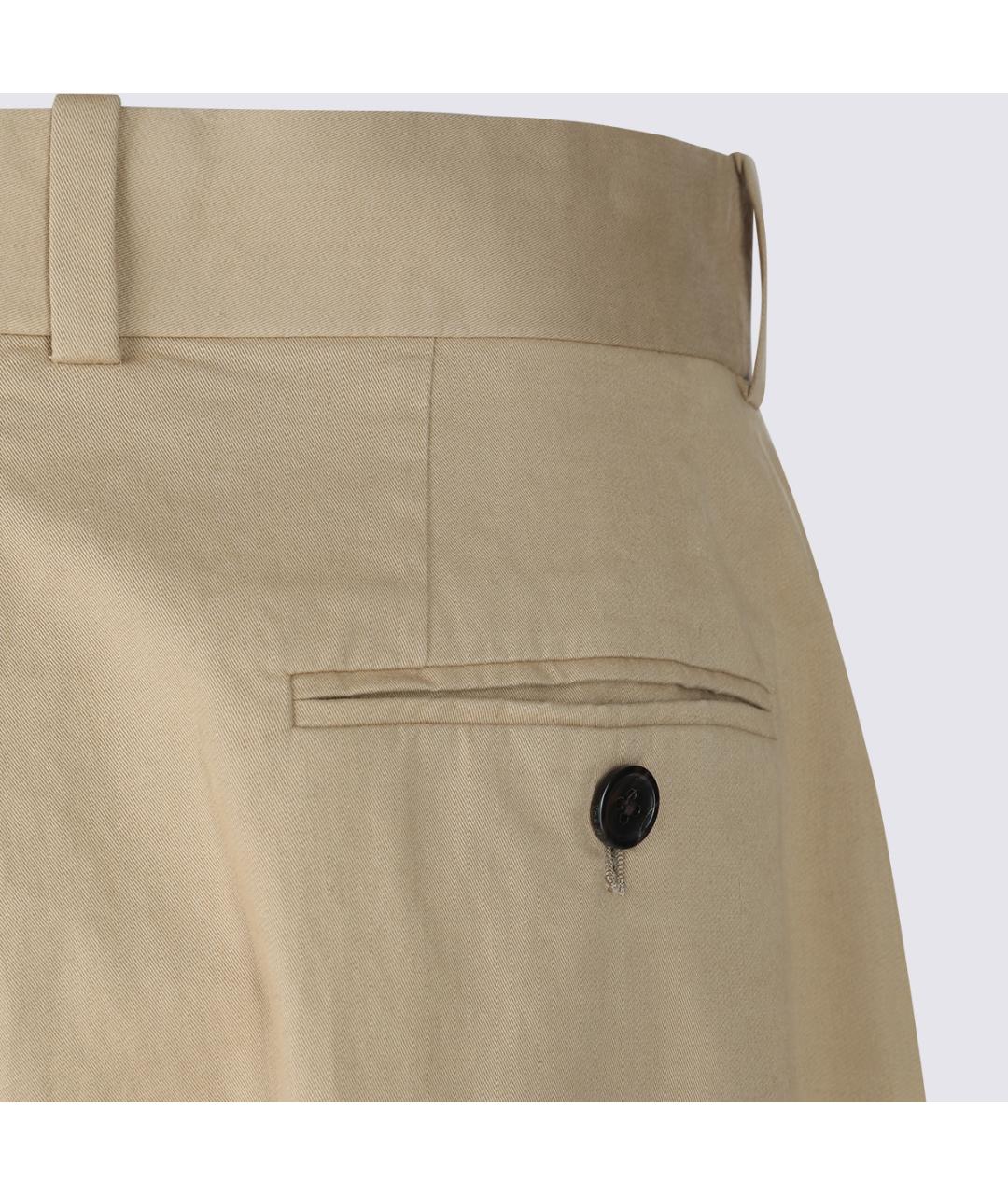 THE ROW Бежевые кашемировые прямые брюки, фото 4