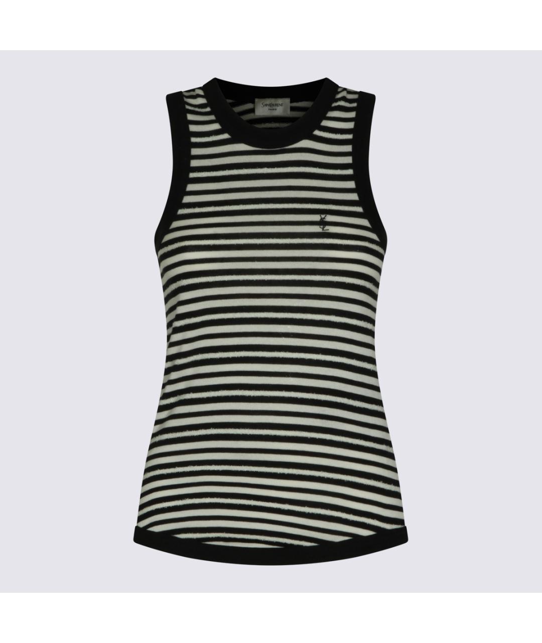 SAINT LAURENT Мульти хлопковая майка, фото 7