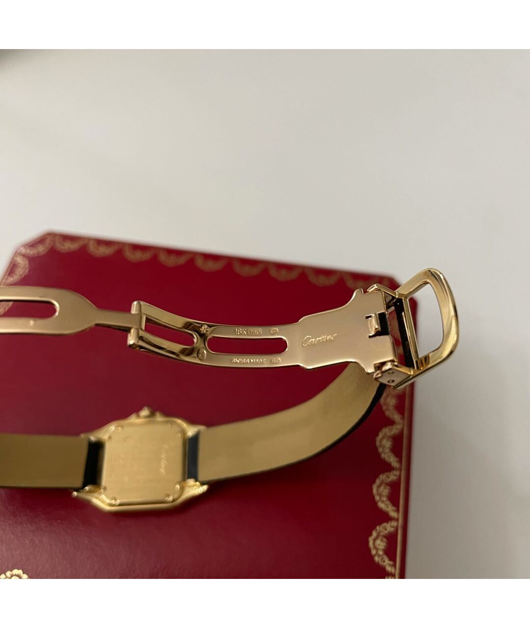 CARTIER VINTAGE Золотые часы из желтого золота, фото 2
