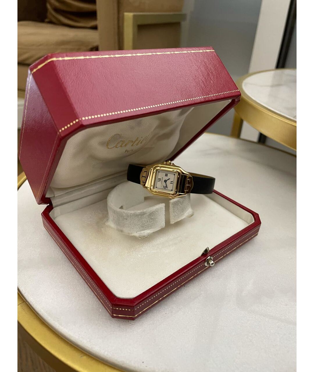 CARTIER VINTAGE Золотые часы из желтого золота, фото 4