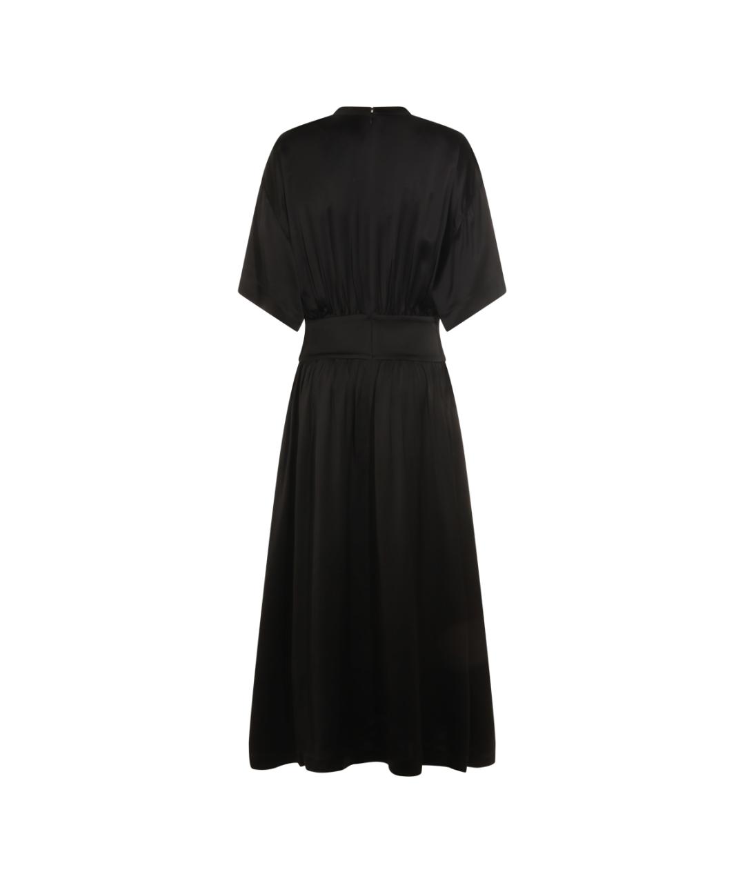 TOTEME Черное вискозное платье, фото 3
