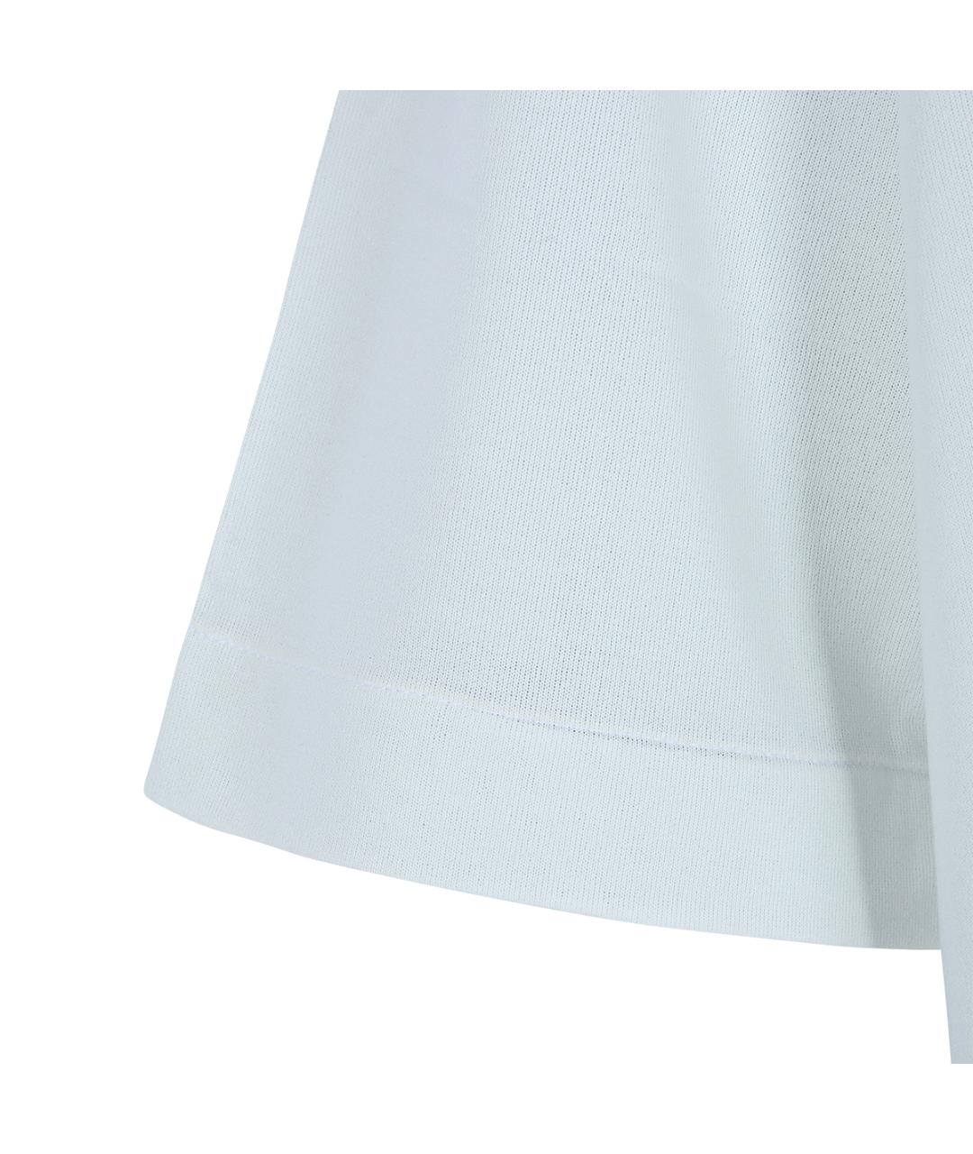 JACQUEMUS Белая хлопковая футболка, фото 3