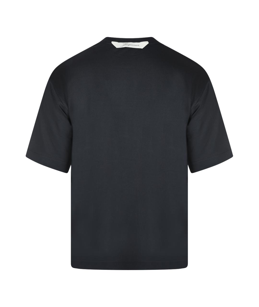 JACQUEMUS Черная футболка, фото 2