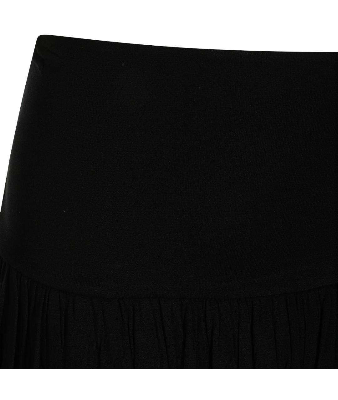 TOTEME Черная вискозная юбка миди, фото 5