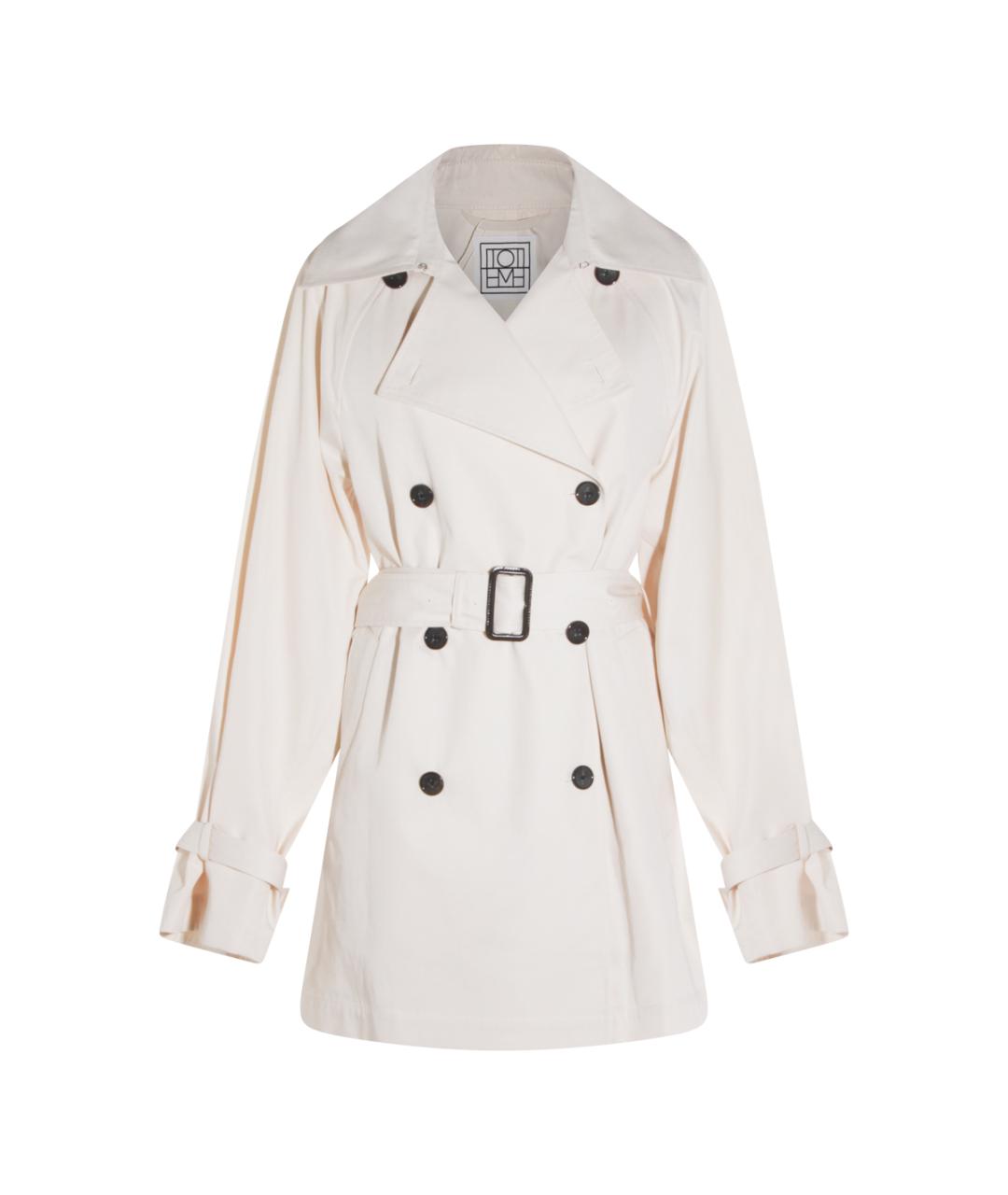 TOTEME Бежевый хлопковый тренч/плащ, фото 1