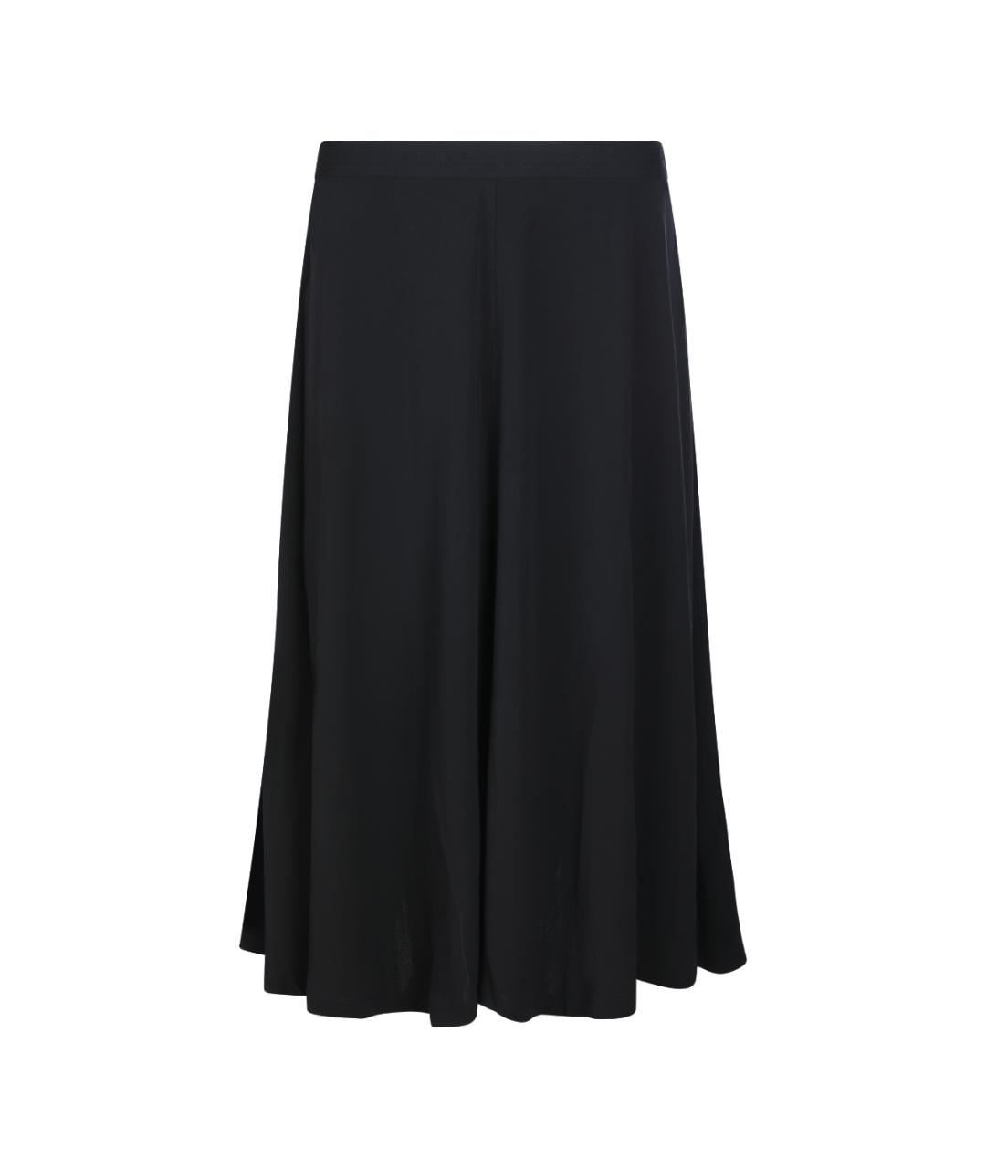 TOTEME Черная вискозная юбка миди, фото 9