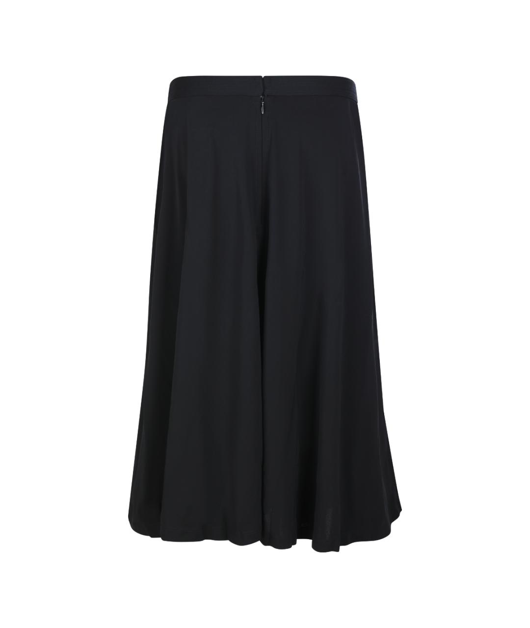 TOTEME Черная вискозная юбка миди, фото 4