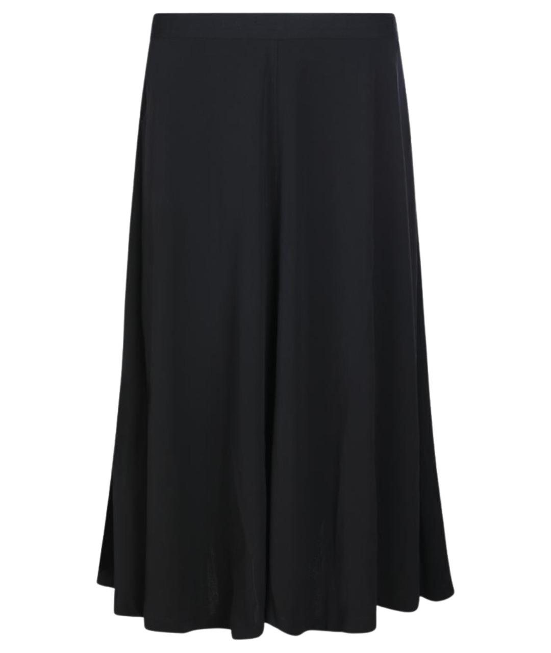 TOTEME Черная вискозная юбка миди, фото 1
