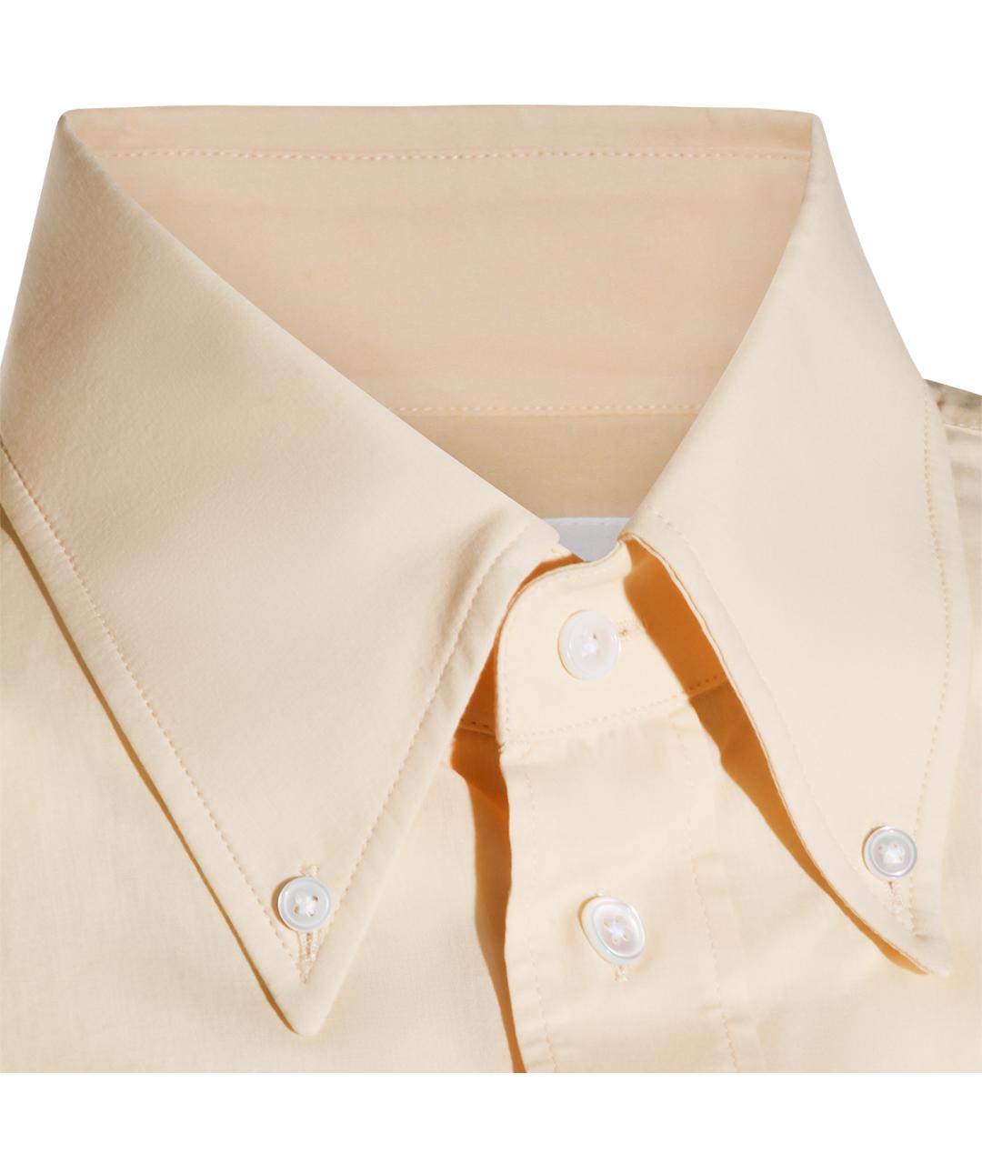 LEMAIRE Бежевая хлопковая кэжуал рубашка, фото 3