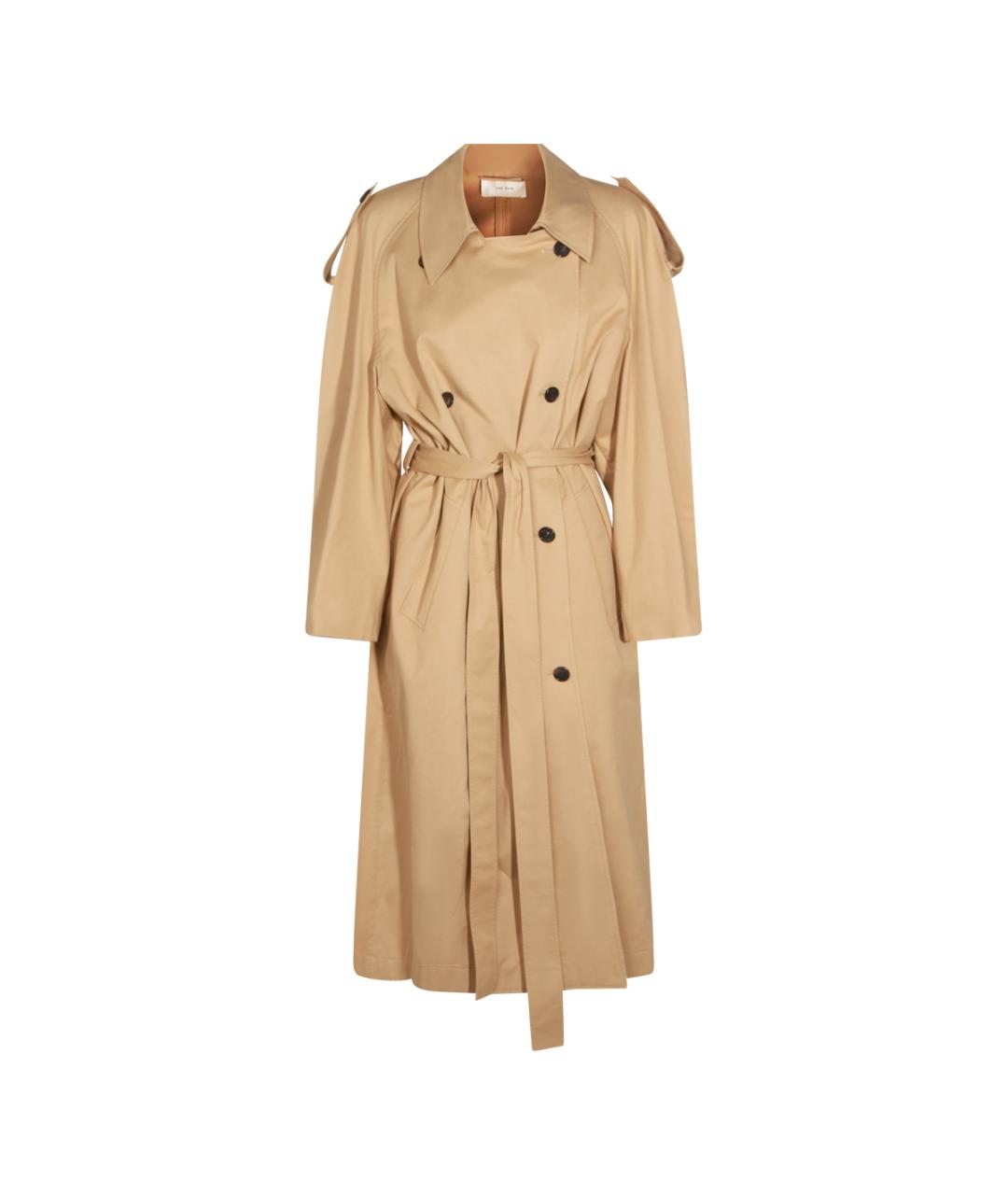 THE ROW Бежевый хлопковый тренч/плащ, фото 1