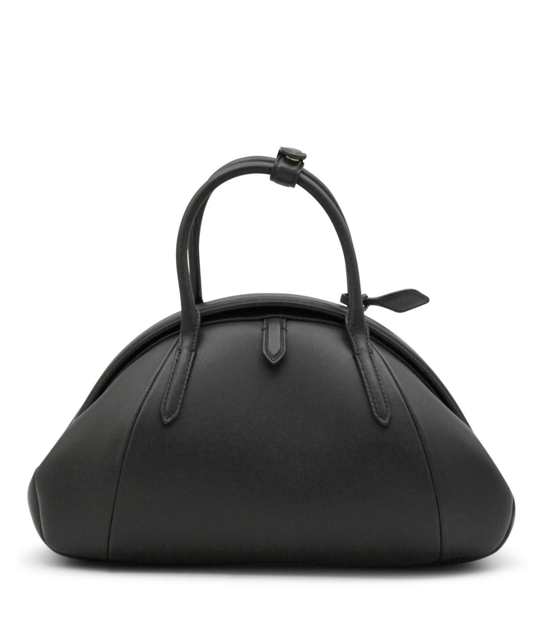 ALAIA Черная кожаная сумка тоут, фото 3