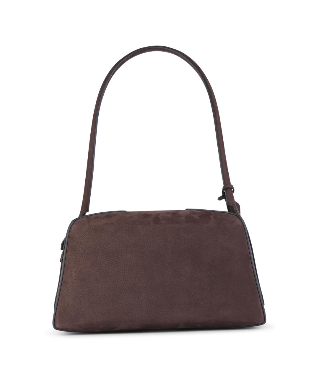 ALAIA Коричневая замшевая сумка через плечо, фото 3