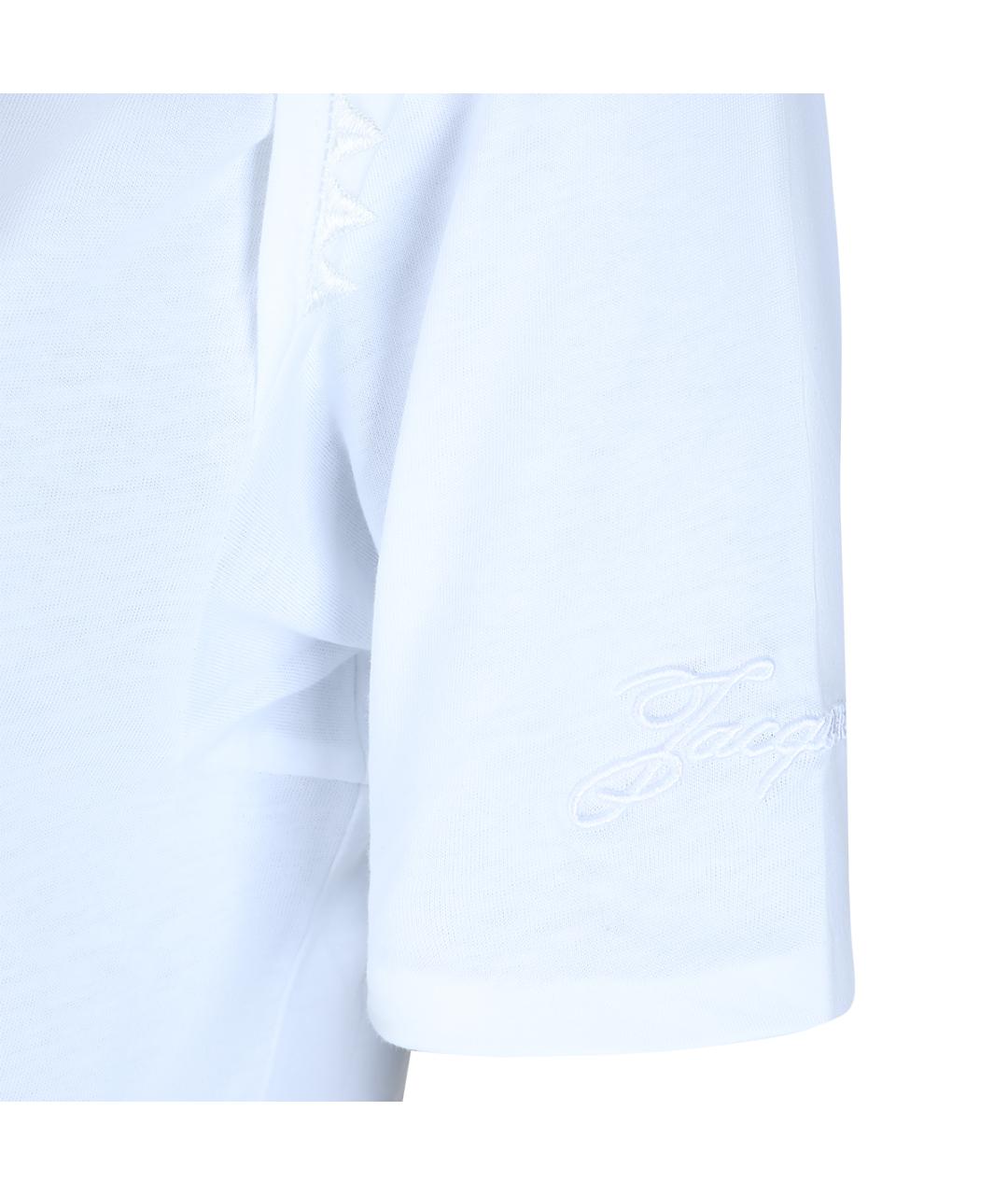 JACQUEMUS Белая футболка, фото 4