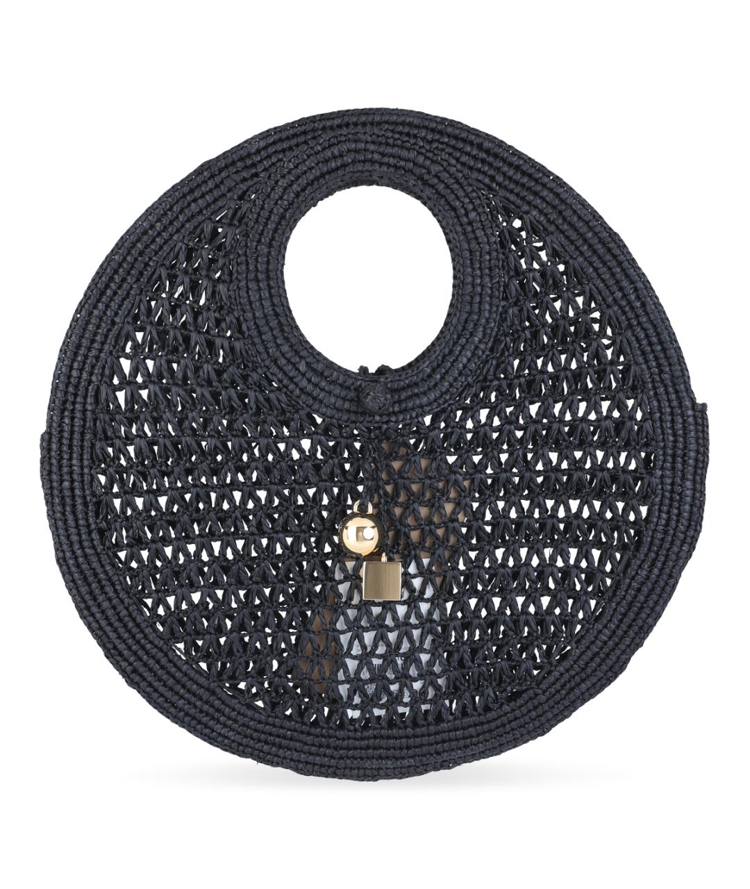 JACQUEMUS Черная сумка с короткими ручками, фото 1