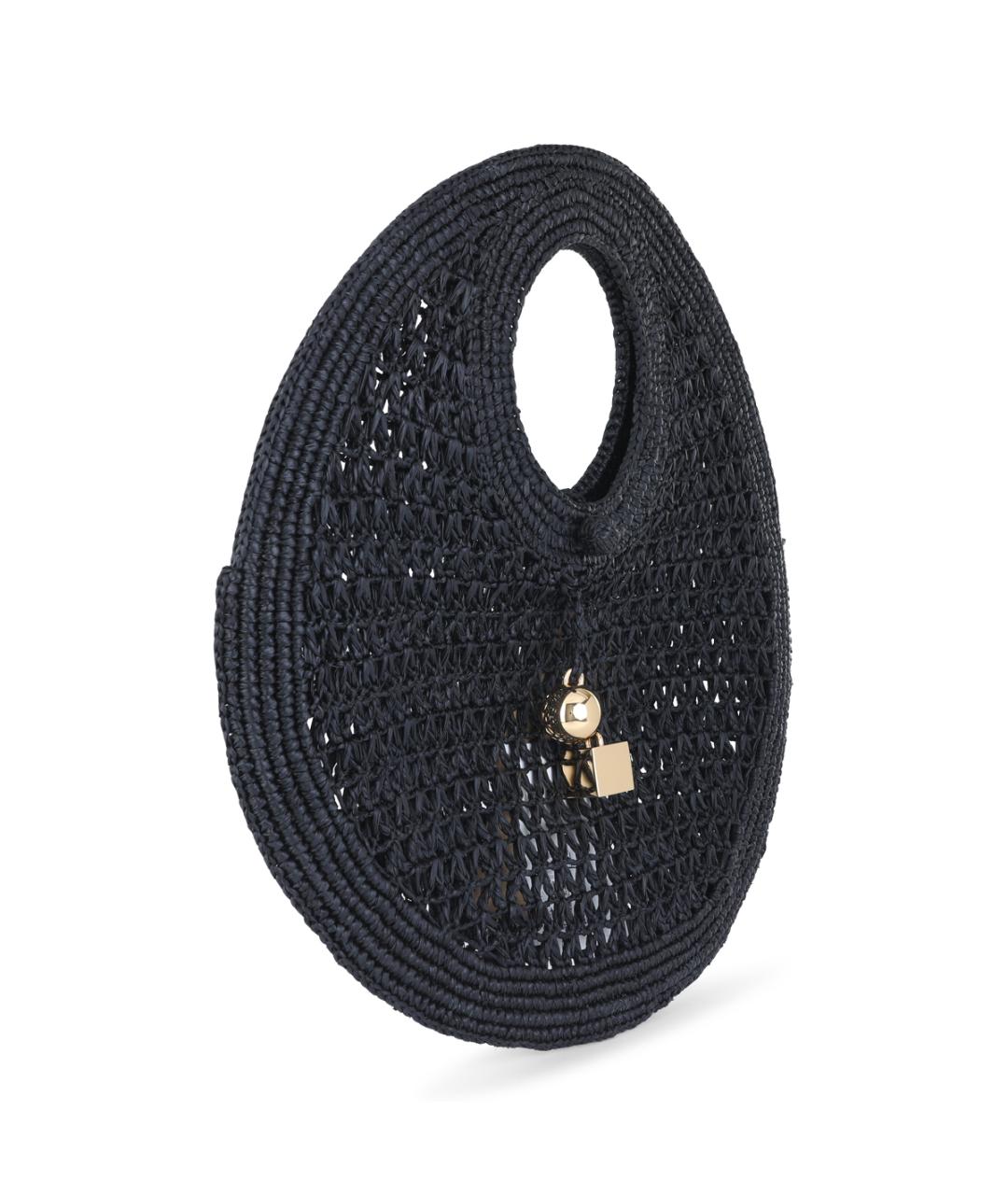 JACQUEMUS Черная сумка с короткими ручками, фото 2