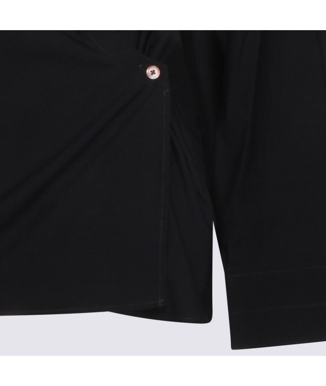 LEMAIRE Черная хлопковая рубашка, фото 6