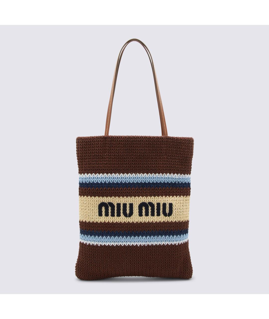 MIU MIU Мульти хлопковая сумка тоут, фото 9