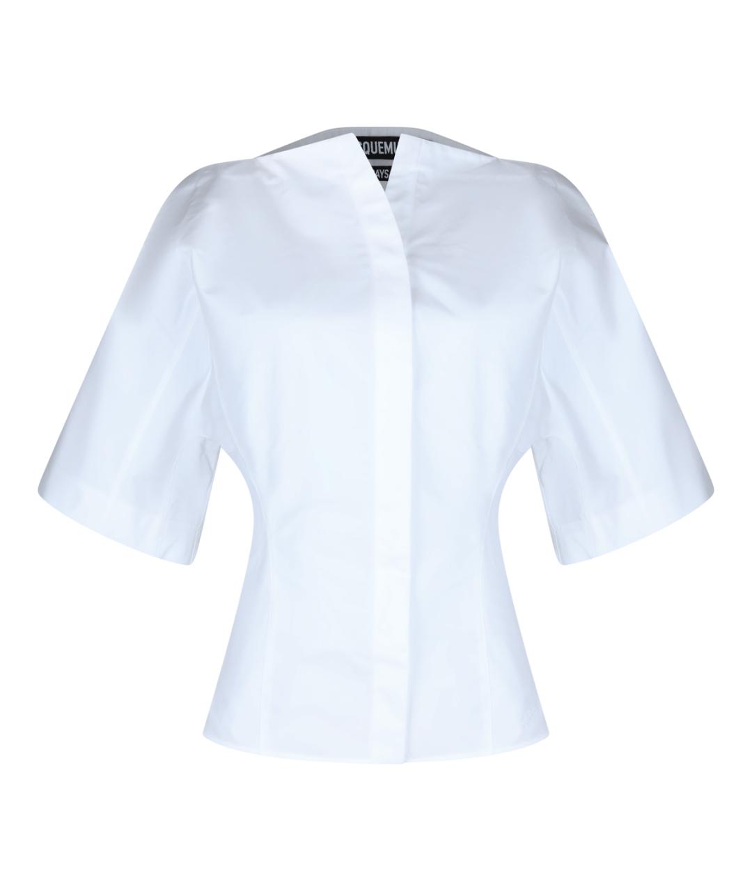 JACQUEMUS Белая рубашка, фото 1