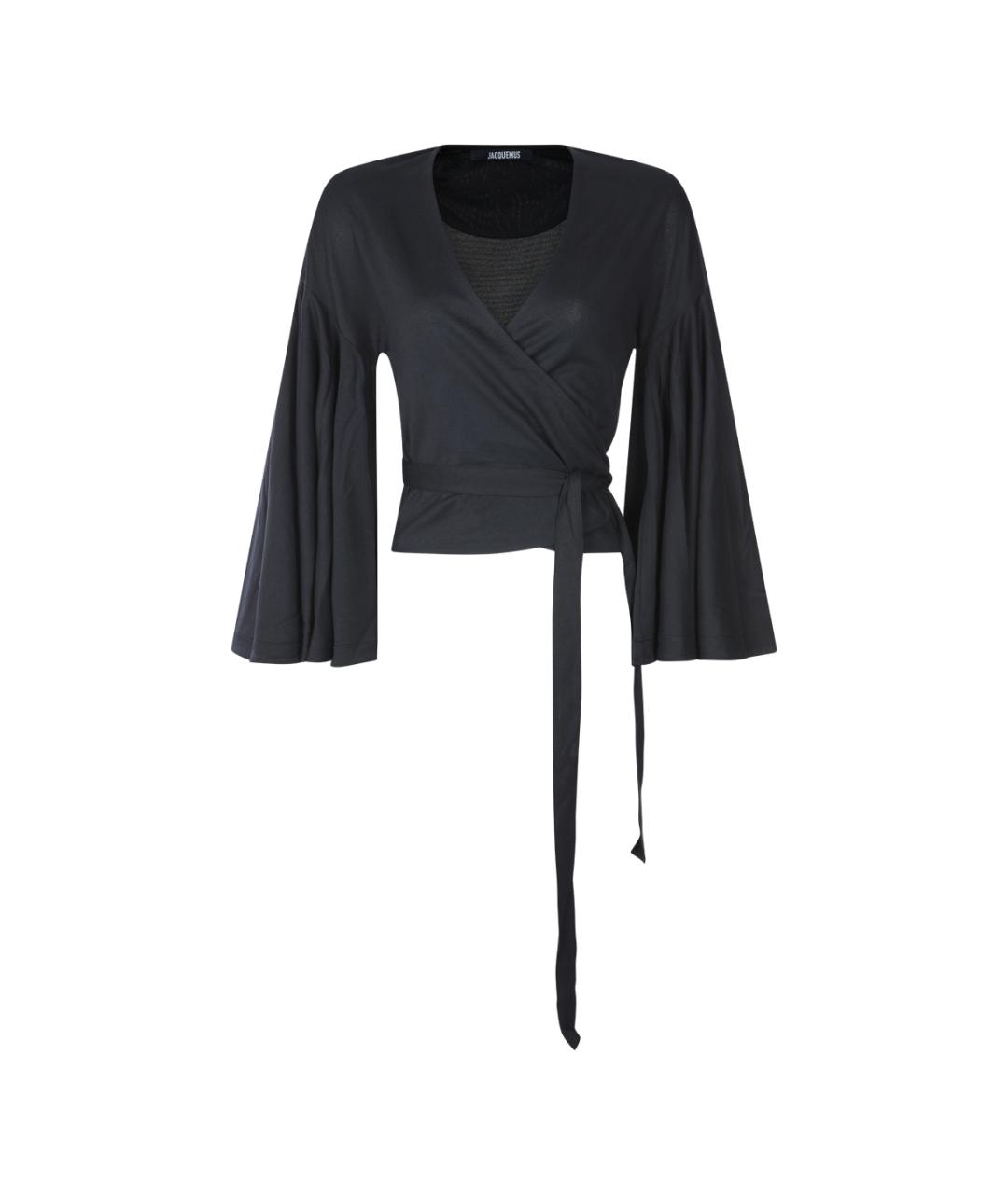 JACQUEMUS Черная блузы, фото 2