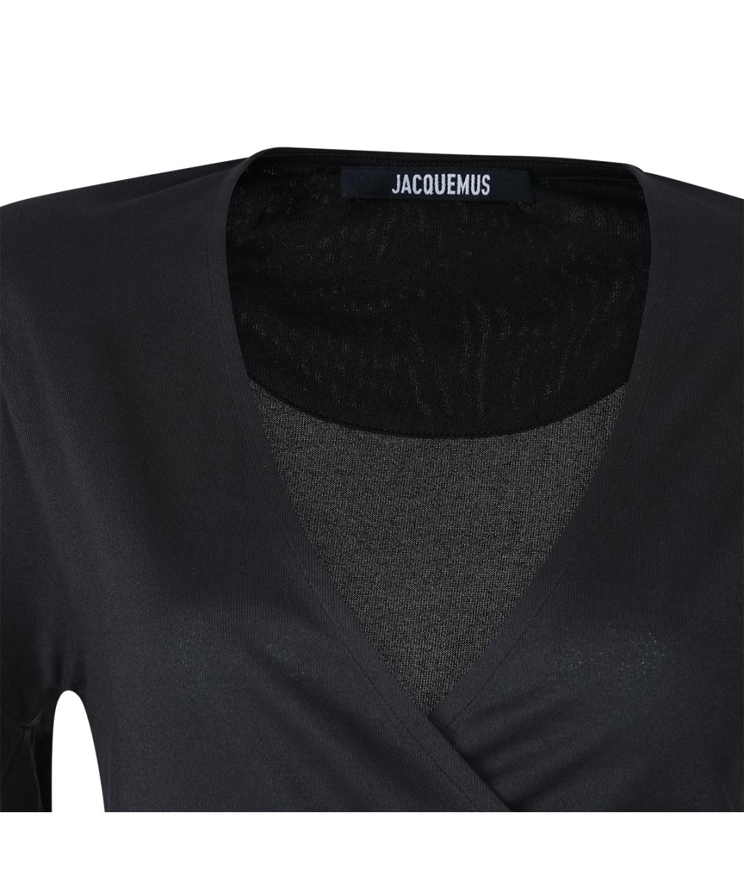 JACQUEMUS Черная блузы, фото 6