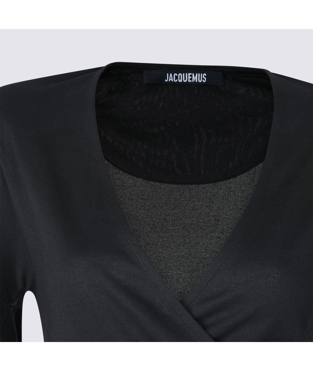 JACQUEMUS Черная блузы, фото 5