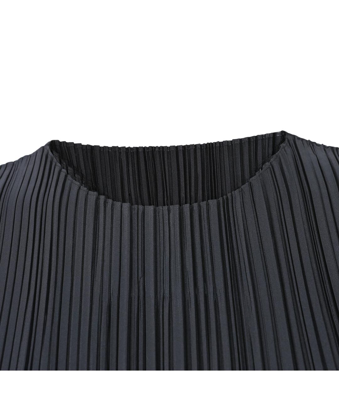 PHOEBE PHILO Черная полиэстеровая майка, фото 3