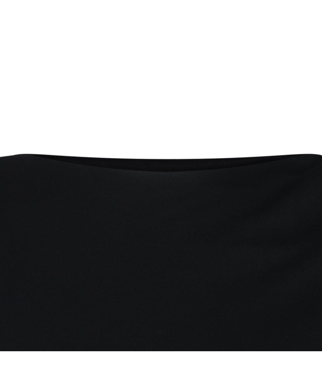 JACQUEMUS Черное вискозное вечернее платье, фото 3