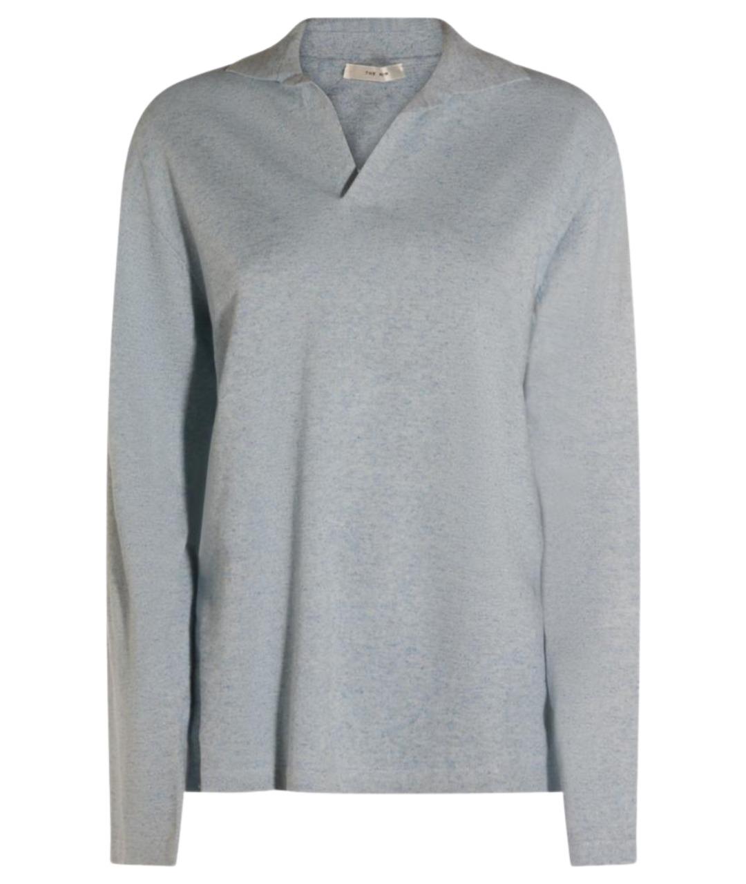 THE ROW Голубой хлопковый джемпер / свитер, фото 1