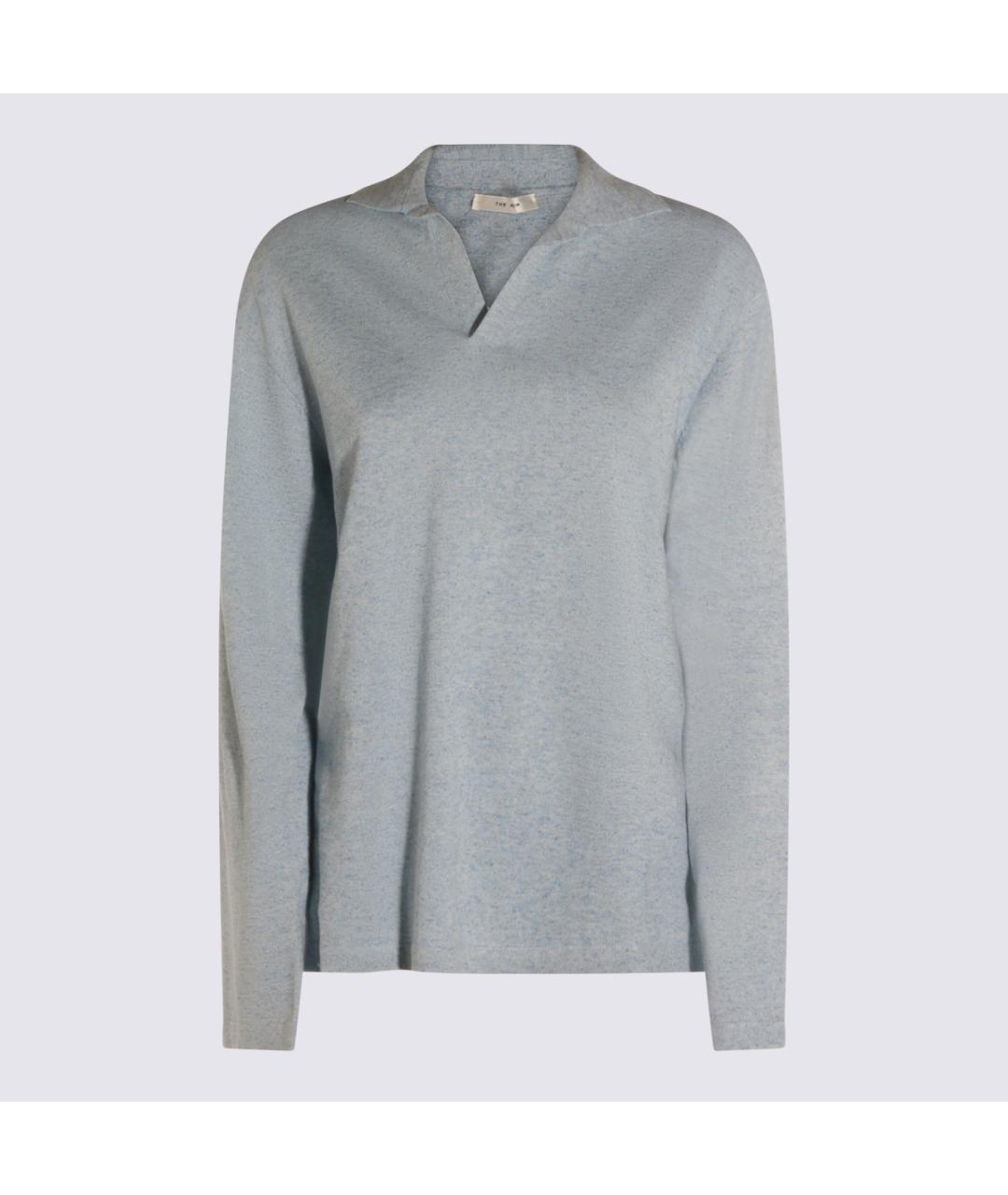 THE ROW Голубой хлопковый джемпер / свитер, фото 5