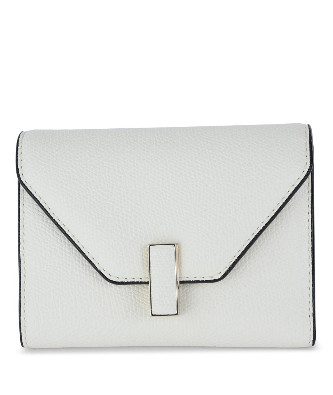 VALEXTRA Белый кожаный кошелек, фото 1