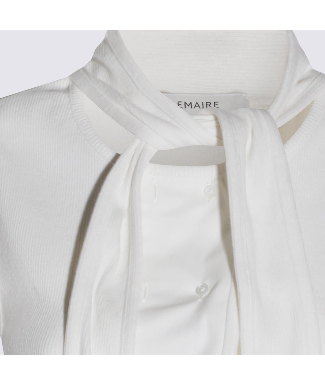 LEMAIRE Белая хлопковая майка, фото 6